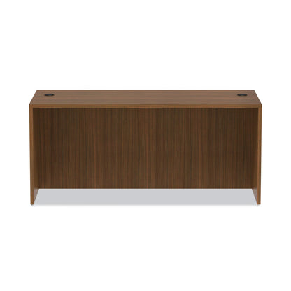 Alera Valencia Series Straight Front Desk Shell, 65" x 29.5" x 29.63", Modern Walnut