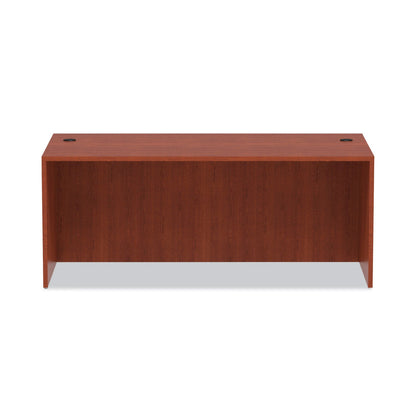 Alera Valencia Series Straight Front Desk Shell, 71" x 35.5" x 29.63", Medium Cherry