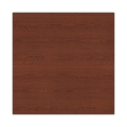 Alera Valencia Series Hutch with Doors, 4 Compartments, 70.63w x 15d x 35.38h, Medium Cherry