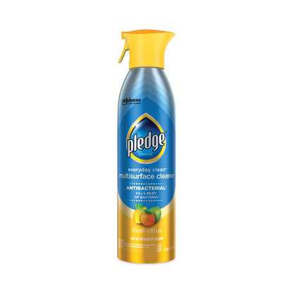 Pledge Multi Surface Antibacterial Everyday Cleaner, 9.7 oz Aerosol Spray