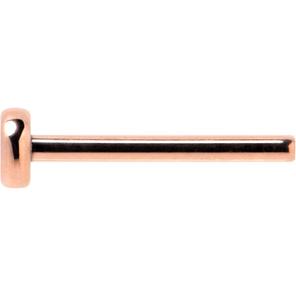 20G 5/16 Rosy Hue ASTM F-136 Implant Grade Titanium Threadless Post Only Labret