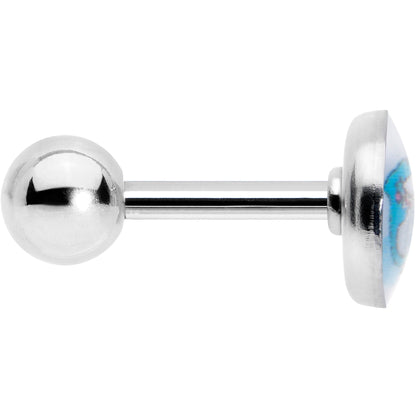 16G 1/4 Loving Blue Whales Cartilage Tragus Stud