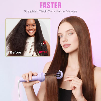 Curling Iron Wand -5 in 1 Curling Wand Set with 3 Barrel Hair Crimper for Women, Fast Heating Crimper Wand Curler in All Hair Type, Women Gifts