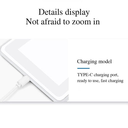 LED Touch Screen Car Sun Visor Makeup Mirror - Adjustable Brightness, Rechargeable HD Vanity Mirror for Stylish Car Accessories