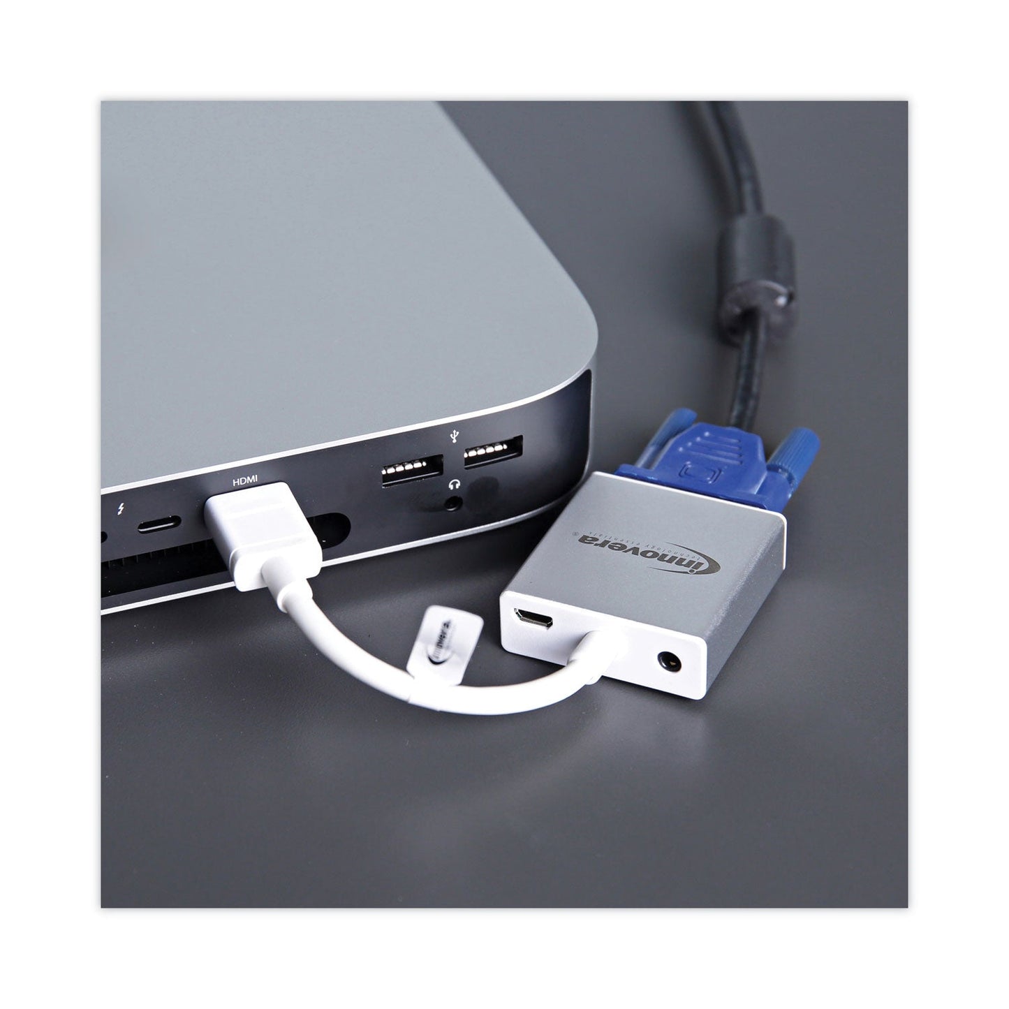 Innovera HDMI to SVGA Adapter, 6", White