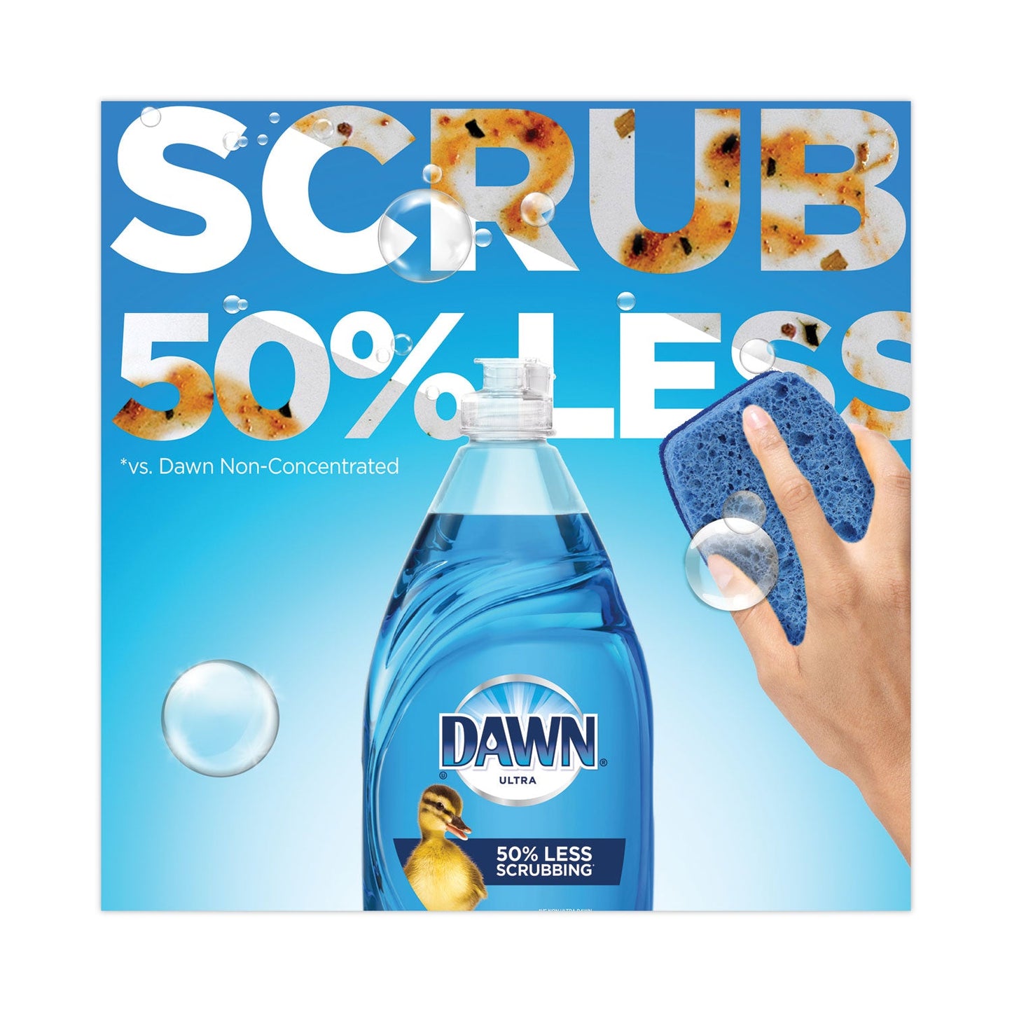 Dawn Ultra Liquid Dish Detergent, Dawn Original, 38 oz Bottle, 8/Carton