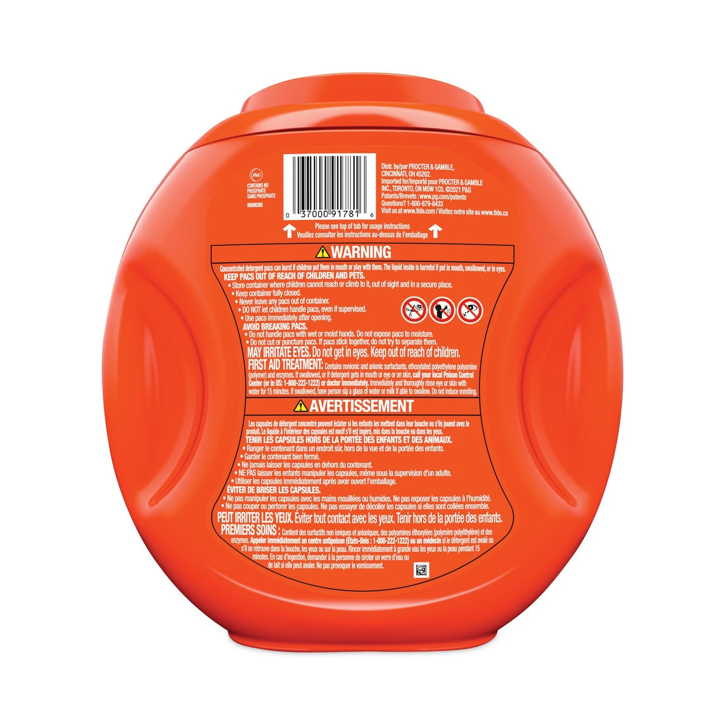 Tide Pods, Spring Meadow, 81 Pods/Tub