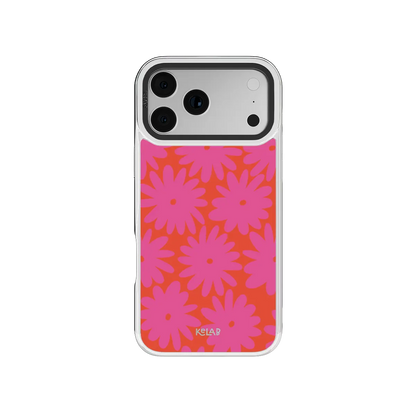 Sunflare Daisy | Pink Daisy Floral iPhone Case