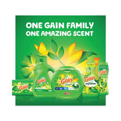 Gain Flings Detergent Pods, Original, 81 Pods/Tub, 4 Tubs/Carton