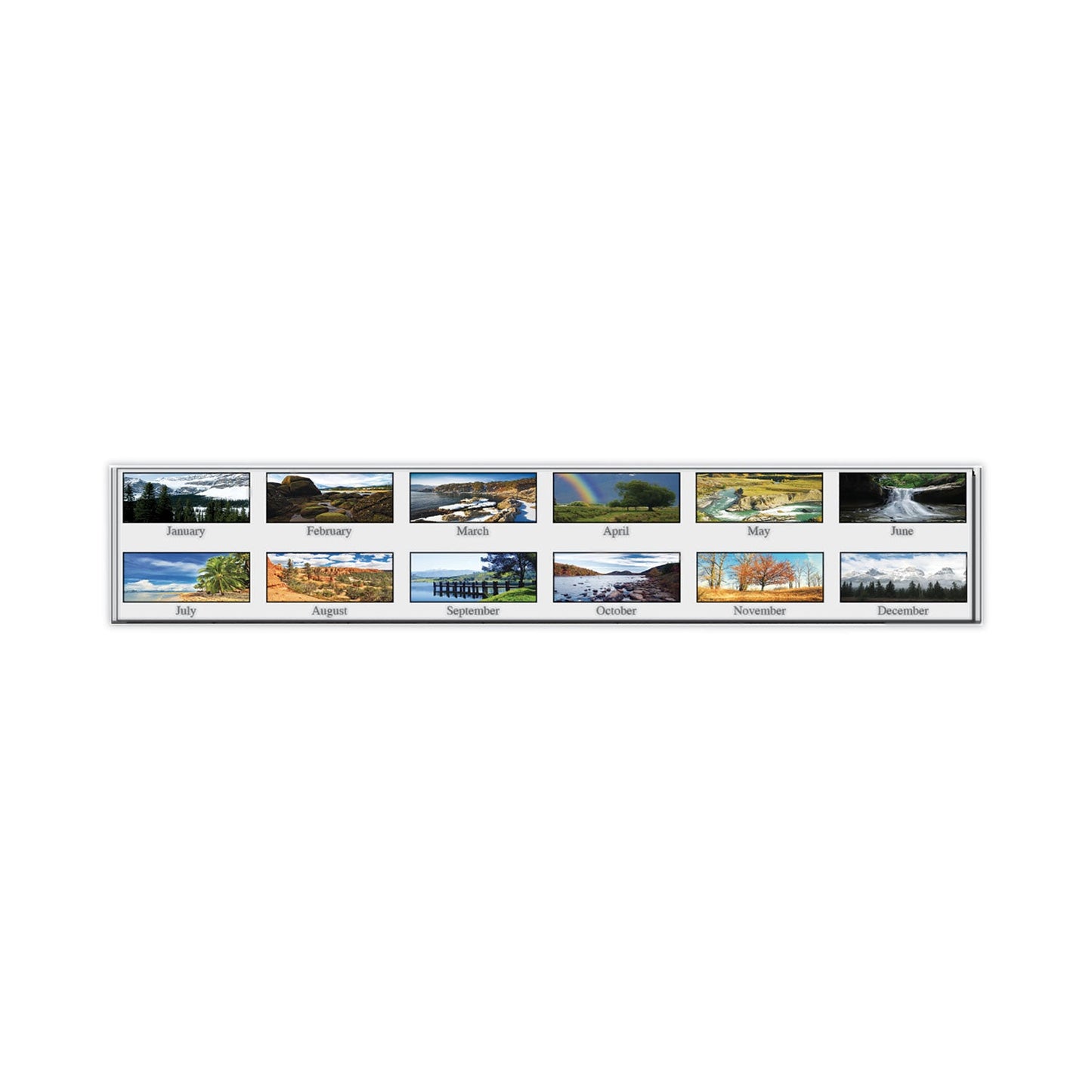House of Doolittle Earthscapes Recycled Monthly Wall Calendar, Color Landscape Photography, 12 x 16.5, White Sheets, 12-Month (Jan-Dec): 2023
