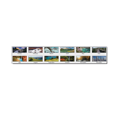 House of Doolittle Earthscapes Recycled 3-Month Vertical Wall Calendar, Scenic Photography, 8 x 17, White Sheets, 14-Month (Dec-Jan): 2022-2024