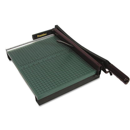Premier StakCut Paper Trimmer, 30 Sheets, 15" Cut Length, Wood Base, 12.88 x 17.5