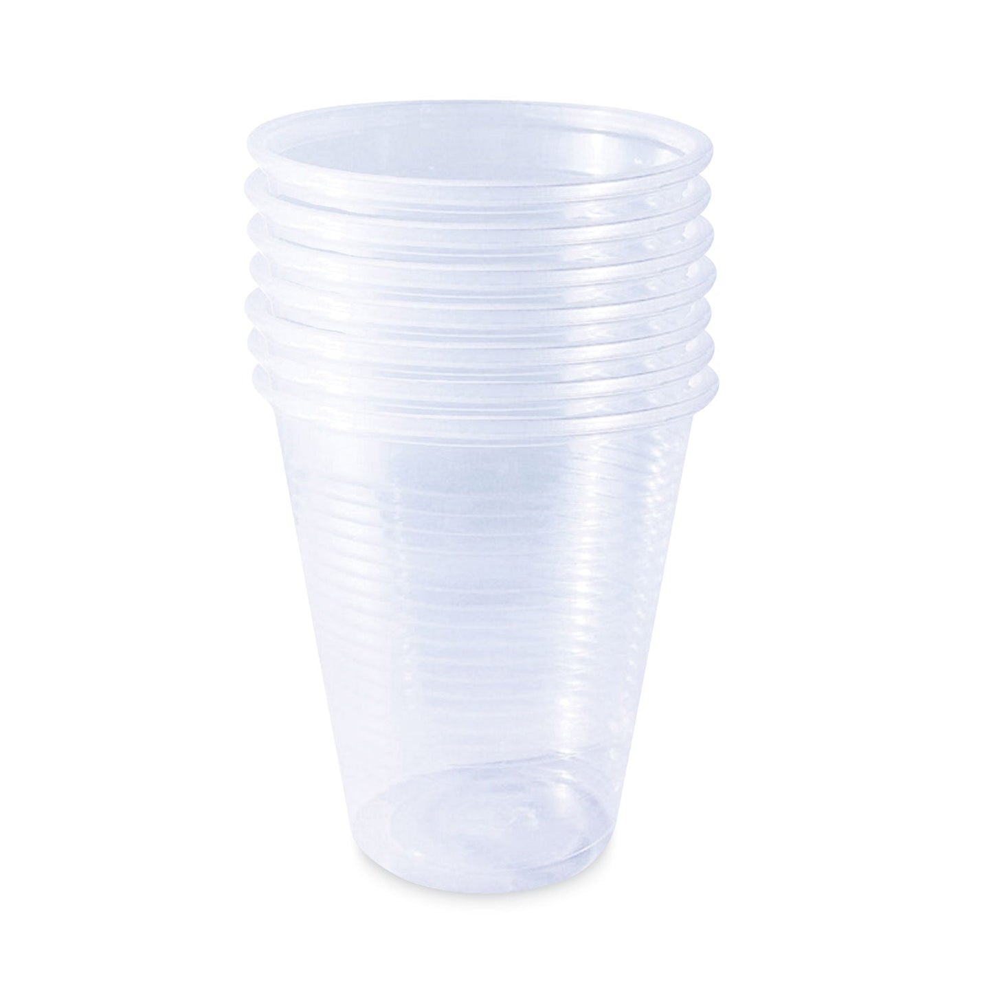 SupplyCaddy PET Cold Cups, 16 oz, Clear, 1,000/Carton