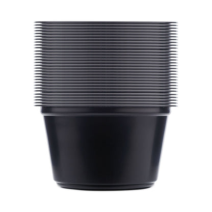 SupplyCaddy Portion Cups, 2 oz, Black, 2,500/Carton
