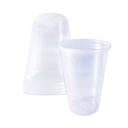 SupplyCaddy Translucent Cold Cups, 12 oz, Clear, 2,000/Carton