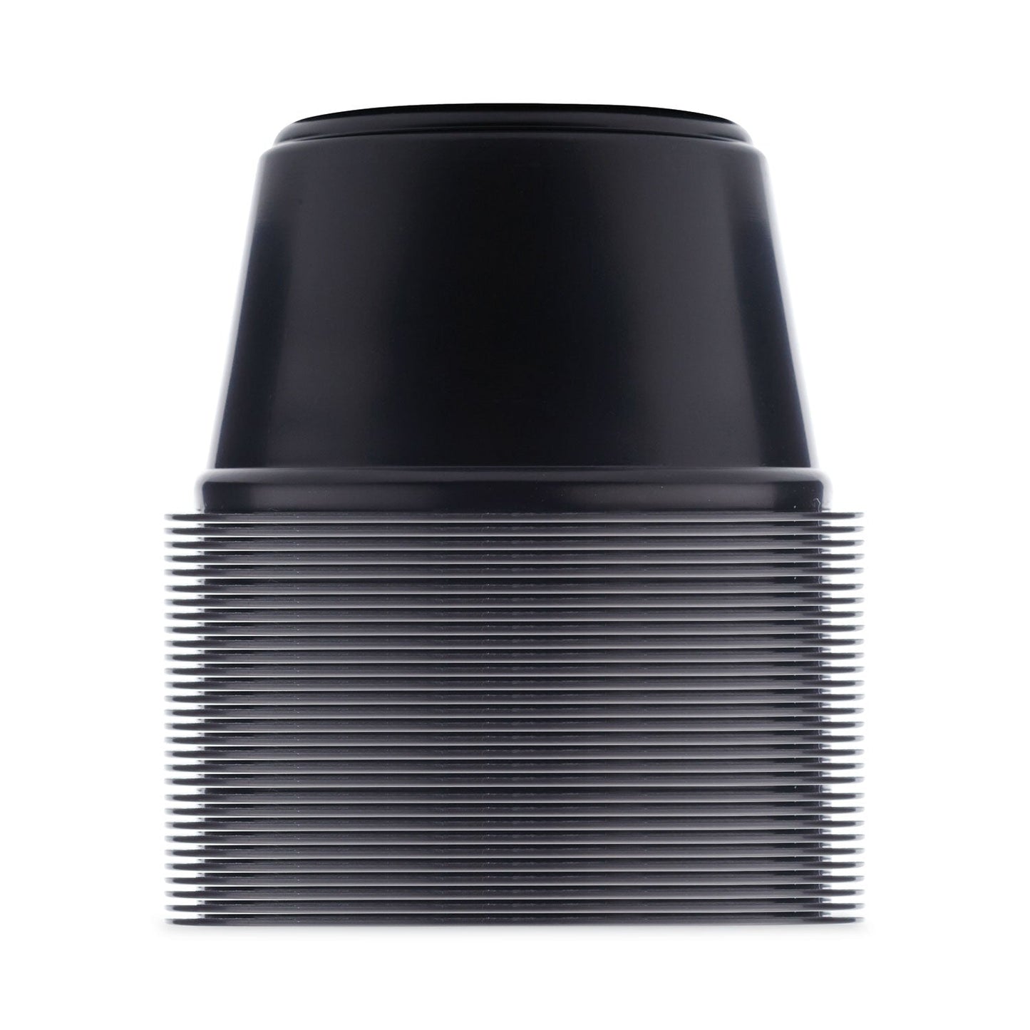 SupplyCaddy Portion Cups, 2 oz, Black, 2,500/Carton