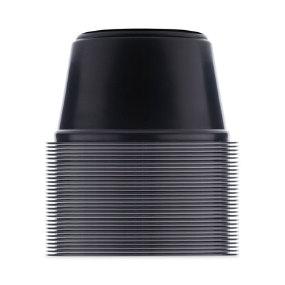 SupplyCaddy Portion Cups, 2 oz, Black, 2,500/Carton