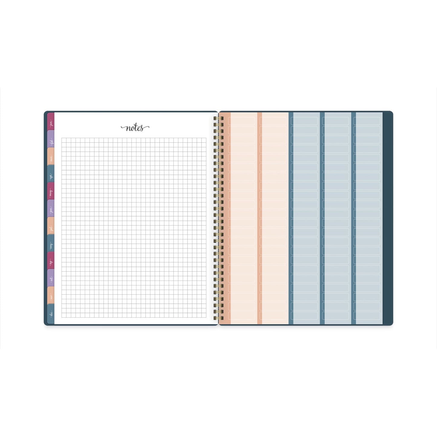 AT-A-GLANCE Harmony Weekly/Monthly Poly Planner, 11 x 8.5, Teal Cover, 13-Month (Jan to Jan): 2023 to 2024