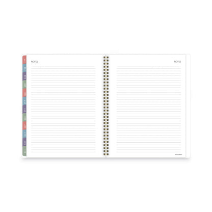 AT-A-GLANCE Badge Hand Drawn Geo Weekly/Monthly Planner, Badge Geo Artwork, 11x8.5, Blue/White Cover, 13-Month(Jan to Jan): 2023 to 2024