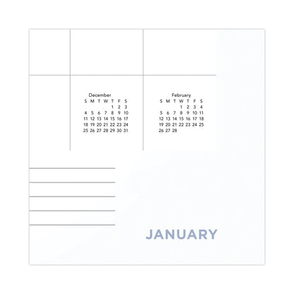 AT-A-GLANCE Modern Core Wall Calendar, Modern Artwork, 15 x 12, White/Black Sheets, 12-Month (Jan to Dec): 2023