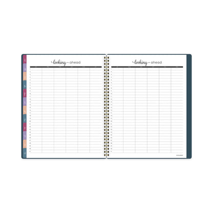 AT-A-GLANCE Harmony Weekly/Monthly Poly Planner, 11 x 8.5, Teal Cover, 13-Month (Jan to Jan): 2023 to 2024