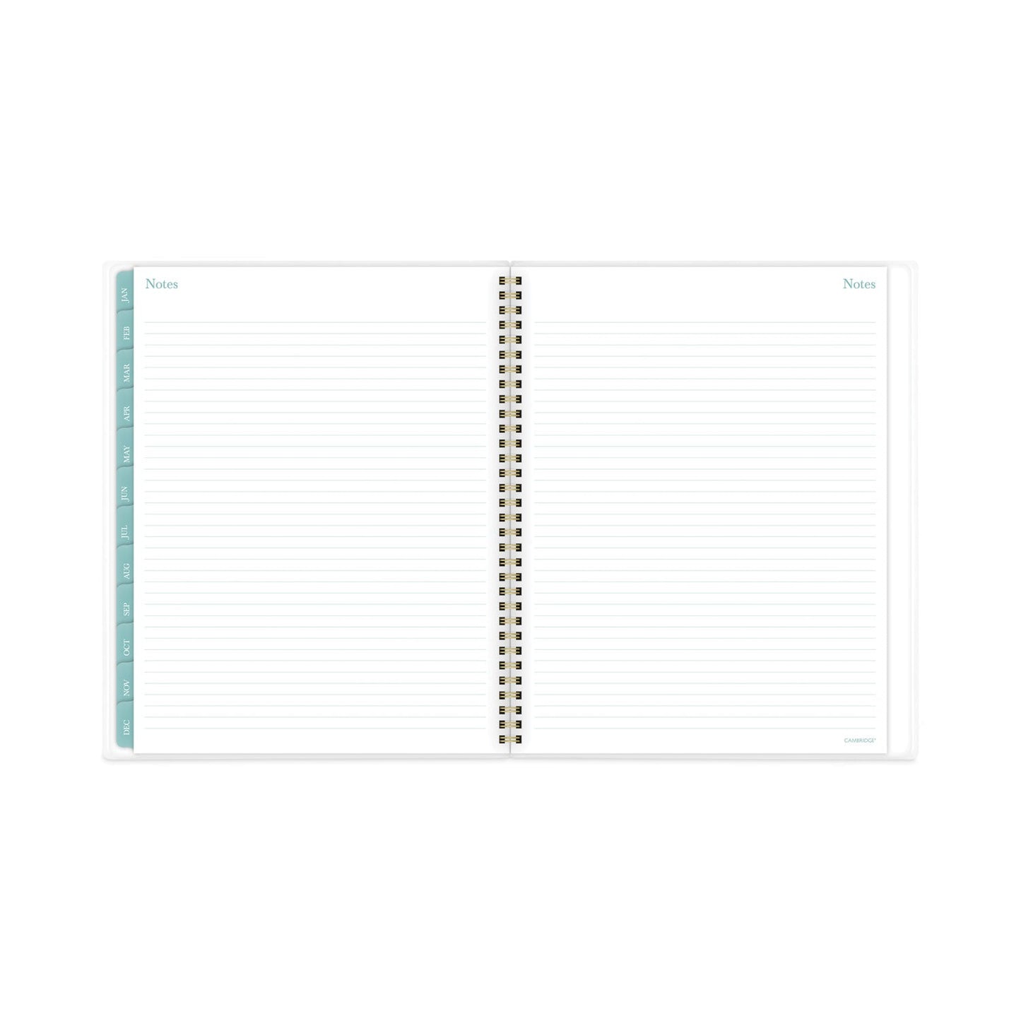 Cambridge Bali Weekly/Monthly Planner, Bali Leaf Artwork, 11 x 8.5, Green/White Cover, 12-Month (Jan to Dec): 2023