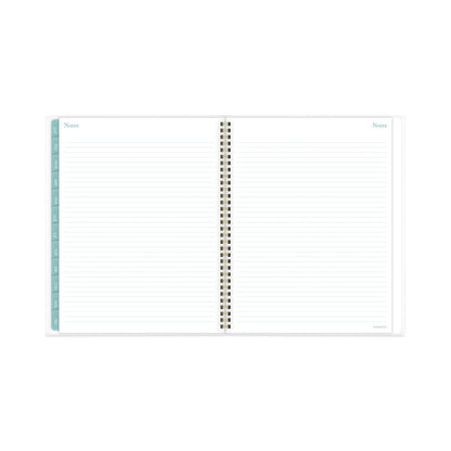 Cambridge Bali Weekly/Monthly Planner, Bali Leaf Artwork, 11 x 8.5, Green/White Cover, 12-Month (Jan to Dec): 2023