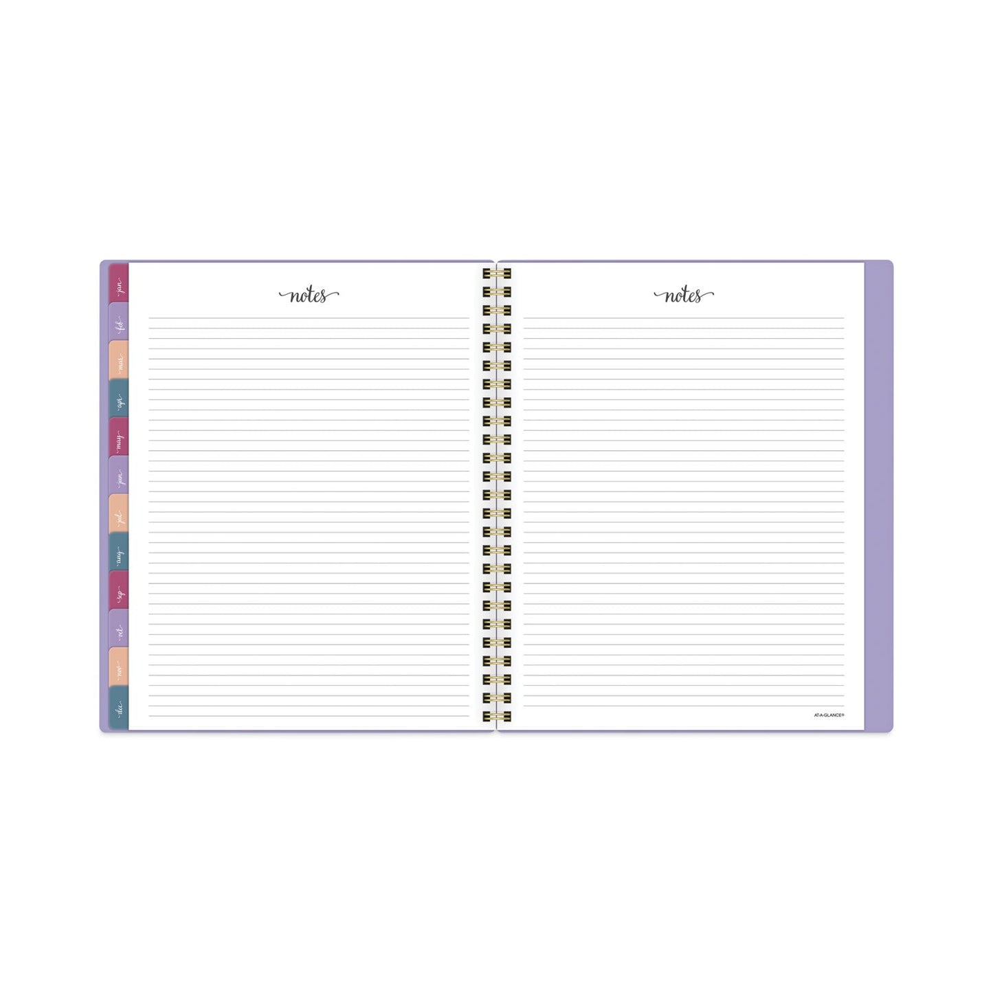 AT-A-GLANCE Harmony Weekly/Monthly Poly Planner, 8.75 x 7, Lilac Cover, 13-Month (Jan to Jan): 2023 to 2024