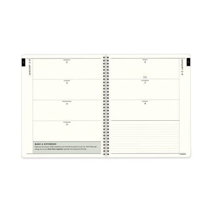 Cambridge GreenPath Weekly/Monthly Planner, GreenPath Artwork, 11 x 8.5, White/Green Cover,12 Month (Jan to Jan): 2023