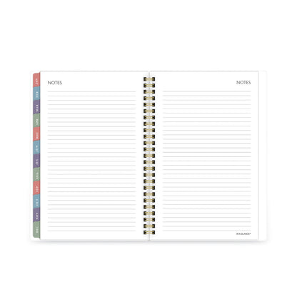 AT-A-GLANCE Badge Floral Weekly/Monthly Planner, Badge Floral Artwork, 8.5x5.5, Blue/Green/Pink Cover, 13-Month(Jan to Jan): 2023 to 2024