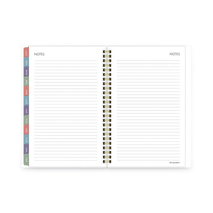 AT-A-GLANCE Badge Hand Drawn Geo Weekly/Monthly Planner, Badge Geo Artwork, 8.5x5.5, Blue/White Cover, 13-Month(Jan to Jan): 2023 to 2024
