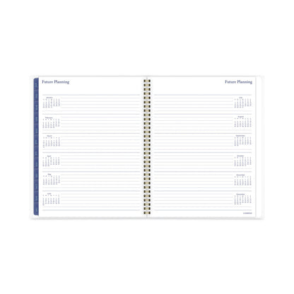 Cambridge Precious Weekly/Monthly Planner, Precious Floral Artwork, 11 x 8.5, Blue/Green/Pink Cover, 12-Month (Jan to Dec): 2023