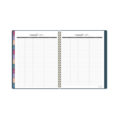 AT-A-GLANCE Harmony Weekly/Monthly Poly Planner, 11 x 8.5, Teal Cover, 13-Month (Jan to Jan): 2023 to 2024