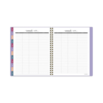 AT-A-GLANCE Harmony Weekly/Monthly Poly Planner, 8.75 x 7, Lilac Cover, 13-Month (Jan to Jan): 2023 to 2024