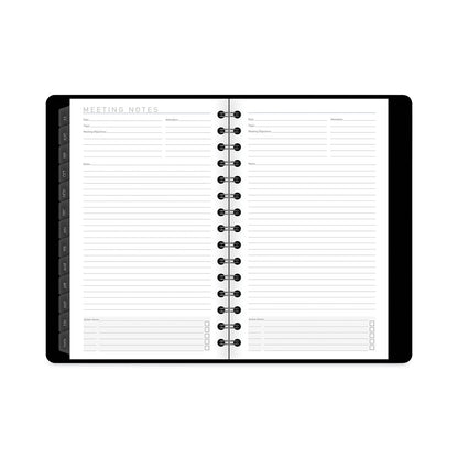 AT-A-GLANCE Contemporary Academic Planner, 8 x 4.88, Black Cover, 12-Month (July to June): 2022 to 2023