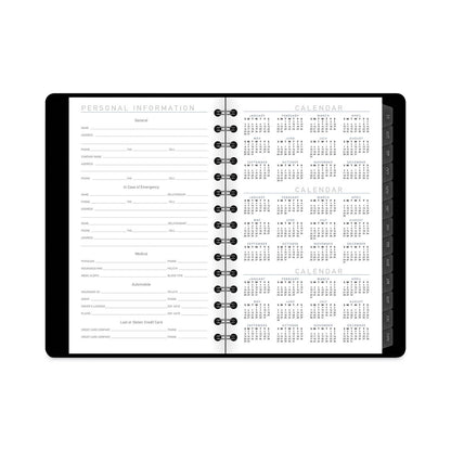 AT-A-GLANCE Contemporary Academic Planner, 8 x 4.88, Black Cover, 12-Month (July to June): 2022 to 2023
