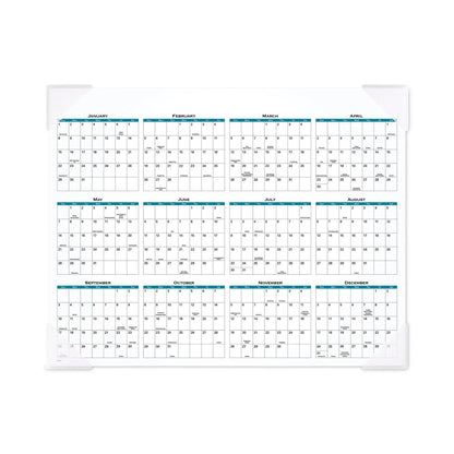 AT-A-GLANCE Landscape Panoramic Desk Pad, Landscapes Photography, 22 x 17, White Sheets, Clear Corners, 12-Month (Jan-Dec): 2023