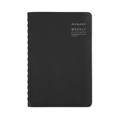 AT-A-GLANCE Contemporary Academic Planner, 8 x 4.88, Black Cover, 12-Month (July to June): 2022 to 2023