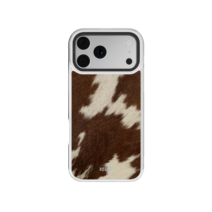 Rodeo Drive | Brown Cow Print iPhone Case