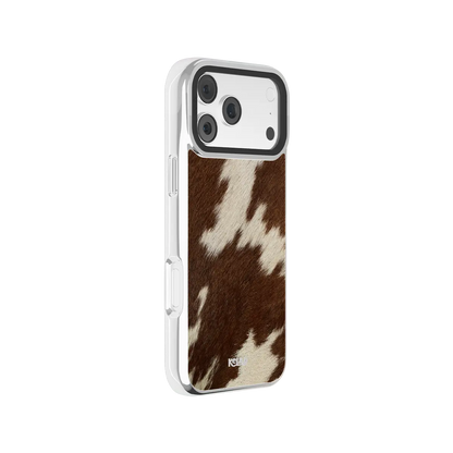 Rodeo Drive | Brown Cow Print iPhone Case