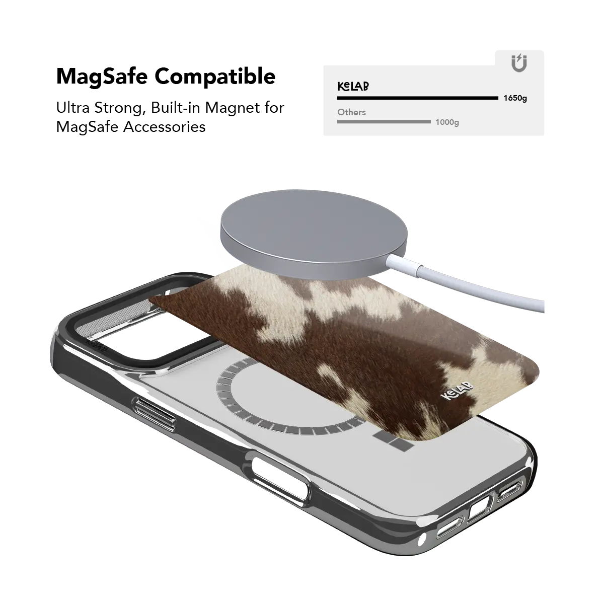 Rodeo Drive | Brown Cow Print iPhone Case