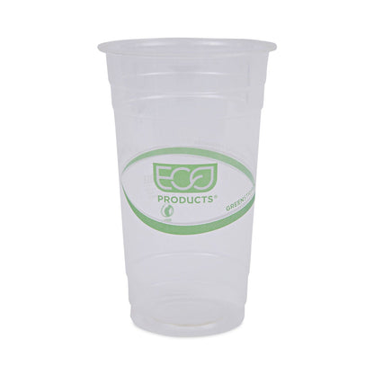 Eco-Products GreenStripe Renewable and Compostable PLA Cold Cups, 24 oz, 50/Pack, 20 Packs/Carton