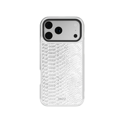 White Venom | Snake Skin Print iPhone Case
