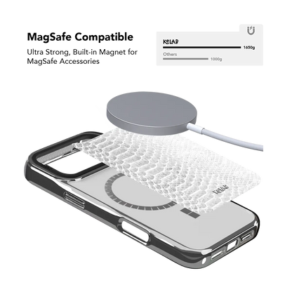 White Venom | Snake Skin Print iPhone Case