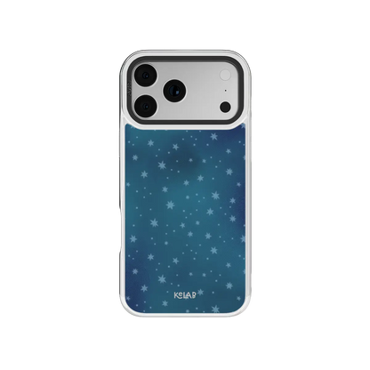 Moon Mist | Starry Midnight Blue iPhone Case