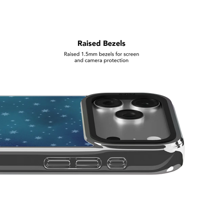 Moon Mist | Starry Midnight Blue iPhone Case