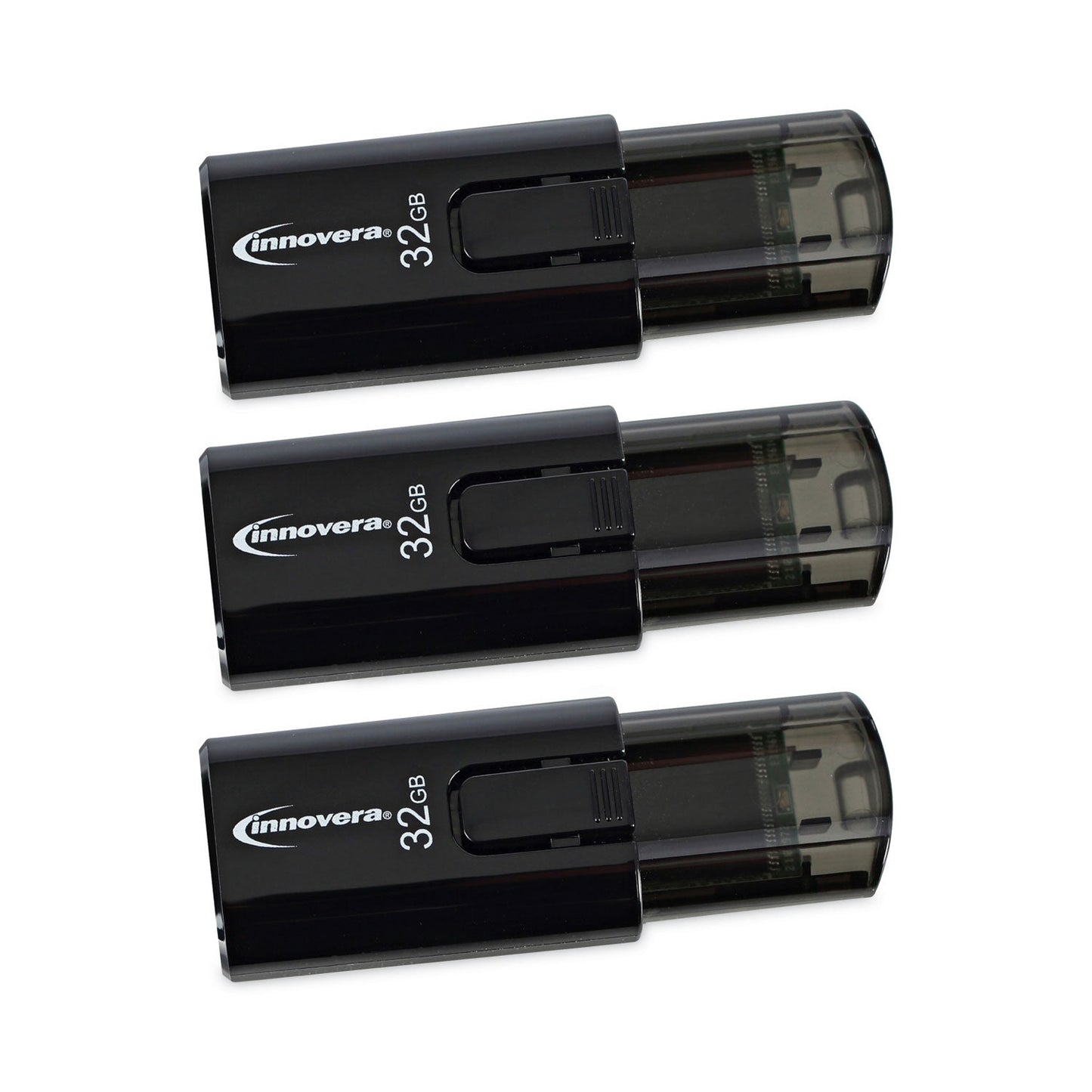 Innovera USB 3.0 Flash Drive, 32 GB, 3/Pack
