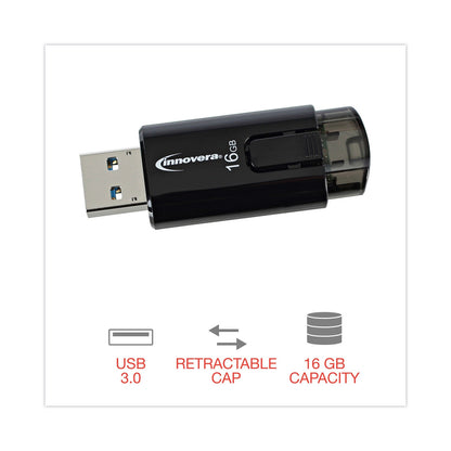 Innovera USB 3.0 Flash Drive, 16 GB