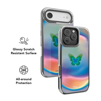 Celestial Wings | Gradient Butterfly iPhone Case