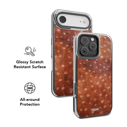 Midnight Fawn | Burnt Orange iPhone Case